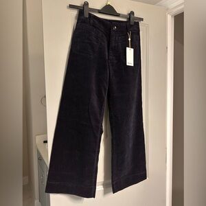 Quince Navy Corduroy Trousers